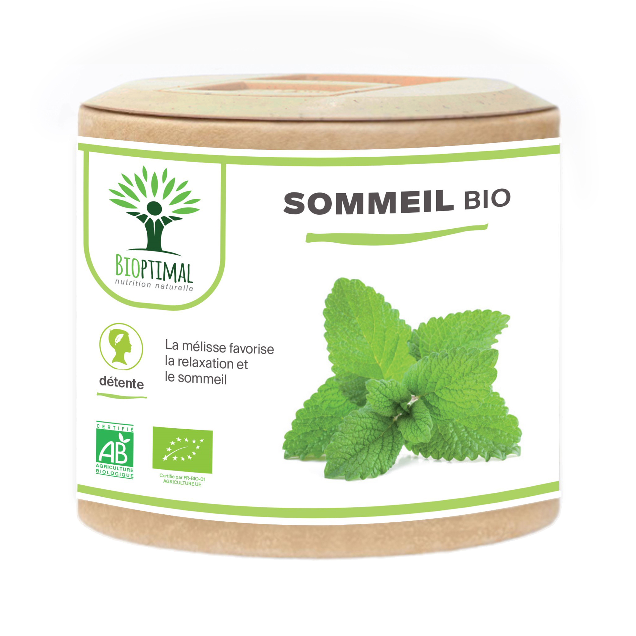 Sommeil Bio - 4 Plantes pour Mieux Dormir Insomnie - 60 gélules | Greenweez