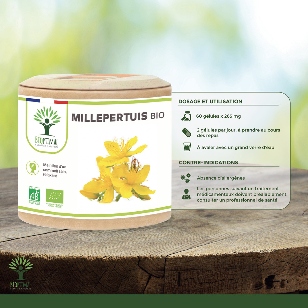 NUTRIMEA Millepertuis 90 Gélules - Soutien Humeur Positive, Validité 09/2026, Neuf