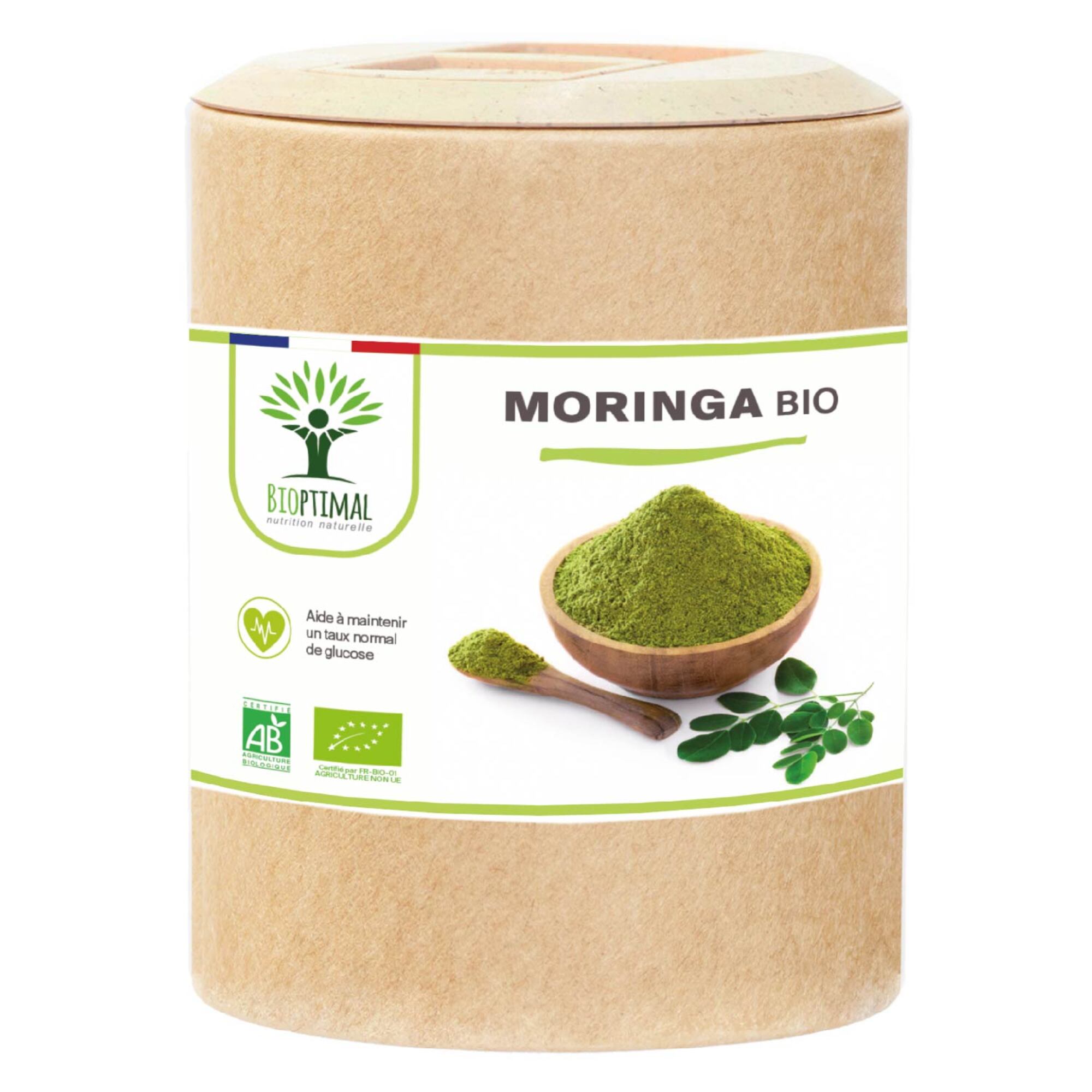 Moringa 200 Gélules 500mg - 100% Végétal, Naturel, Sans OGM - Labkaps