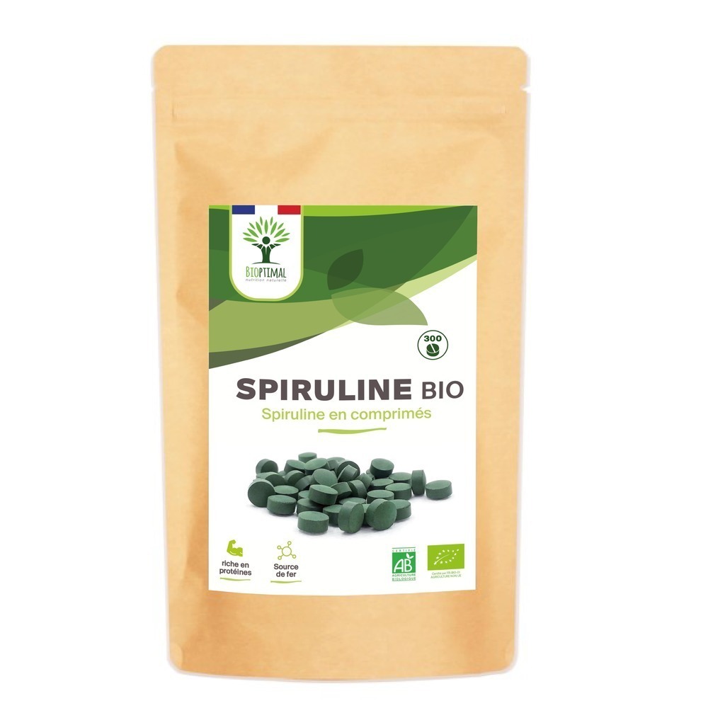 Spiruline Bio En Comprimés - 300 Comprimés - France Herboristerie - Complément Alimentaire Naturel