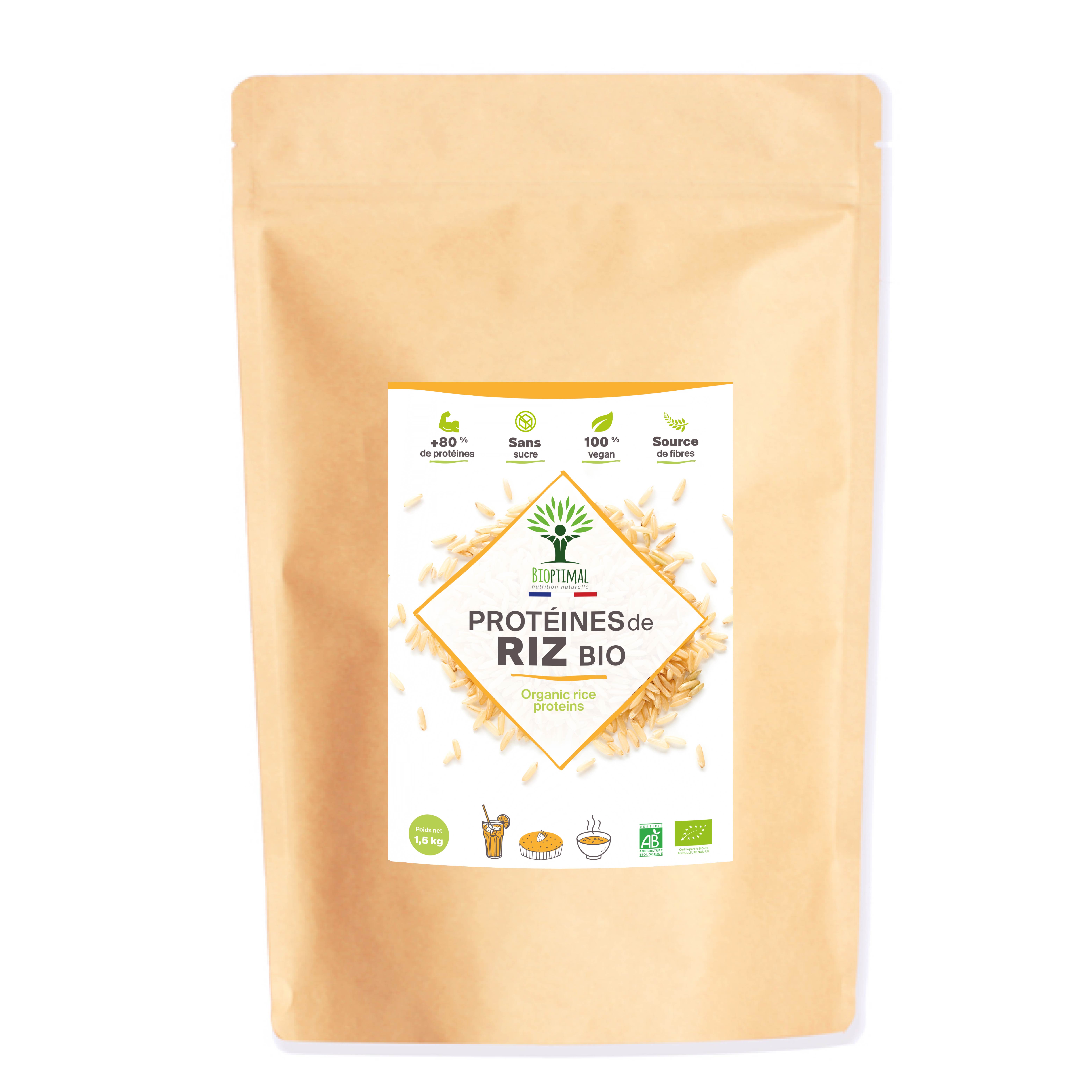 Protéine de Riz Bio en Poudre 1,5 kg Greenweez — free download