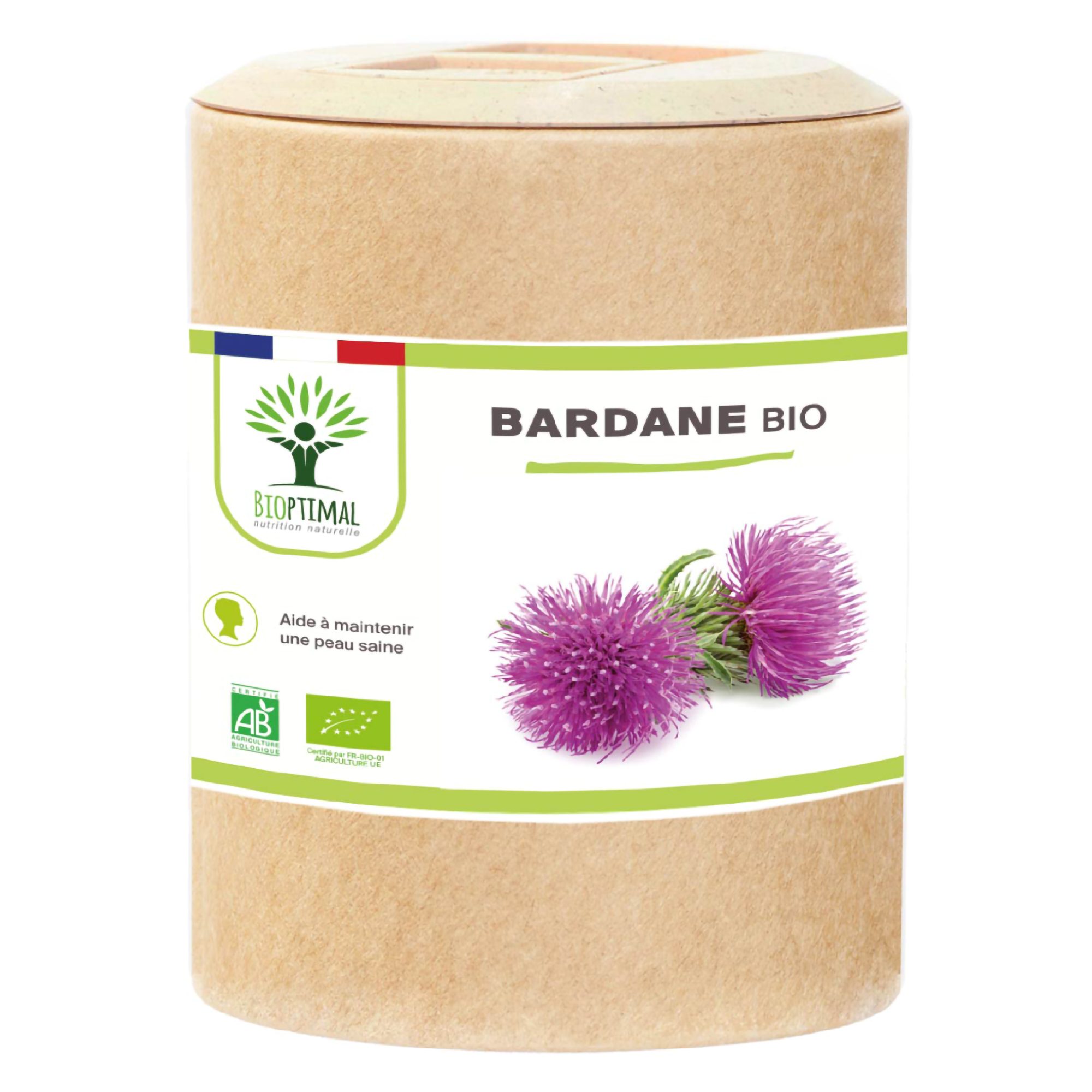 Bardane Bio BIOPTIMAL 200 Gélules - Fabriqué En France - Complément Alimentaire
