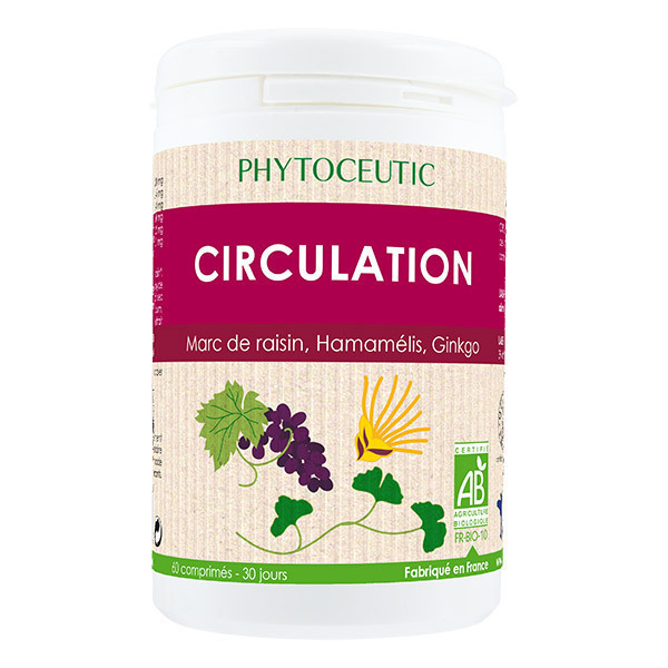 Phyderma Chronoveine Circulation - 28 Comprimés - À Base De Vigne Rouge Et Petit Houx - Date Péremption 03/2026