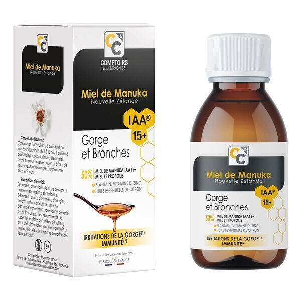 Solution buvable au miel de Manuka IAA15+ 100ml | Greenweez