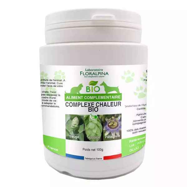 Floralpina - Laboratoire Floralpina - Complexe Chaleur Bio 100g pour Chien et