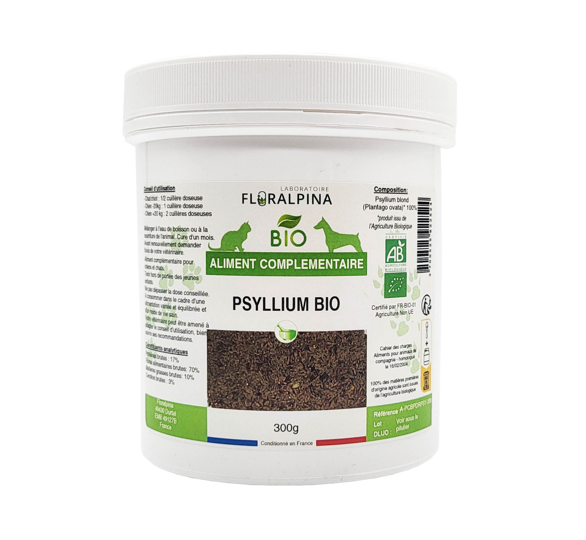 Floralpina - Psyllium blond Bio