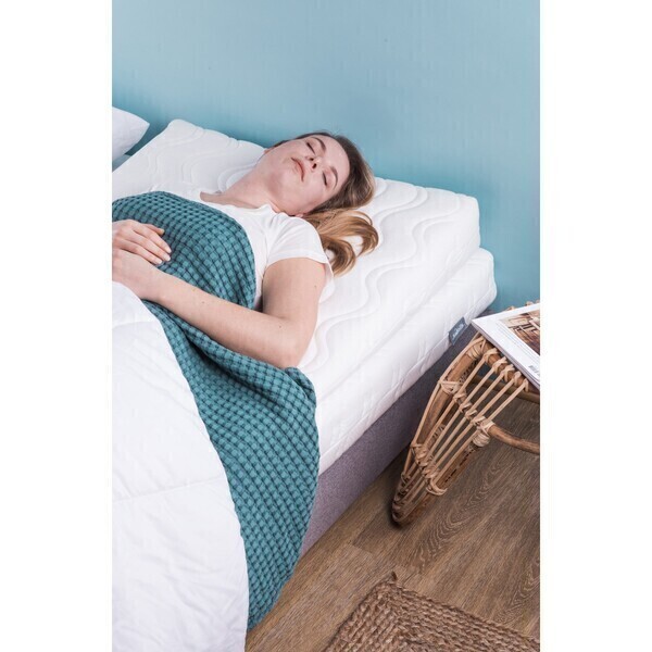 Oreiller Ergonomique Incliné CARISSETT - Anti-ronflement Et Reflux - Mousse Mémoire, Housse Amovible - 60x36x22 Cm