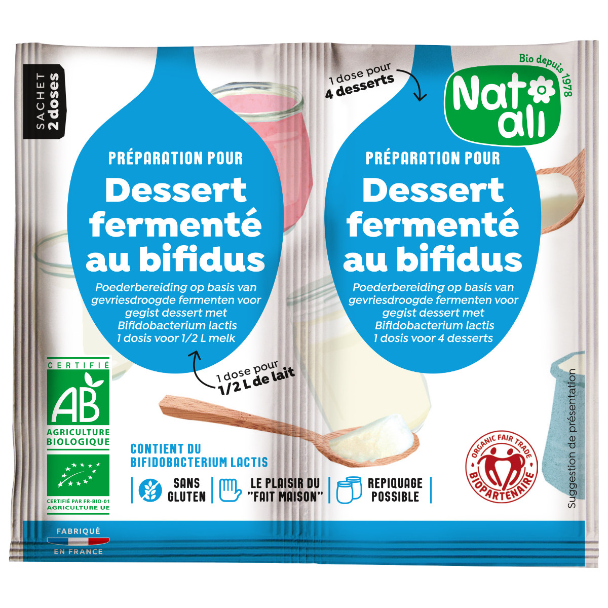 Ferment yaourt au bifidus bio 2x6g Greenweez