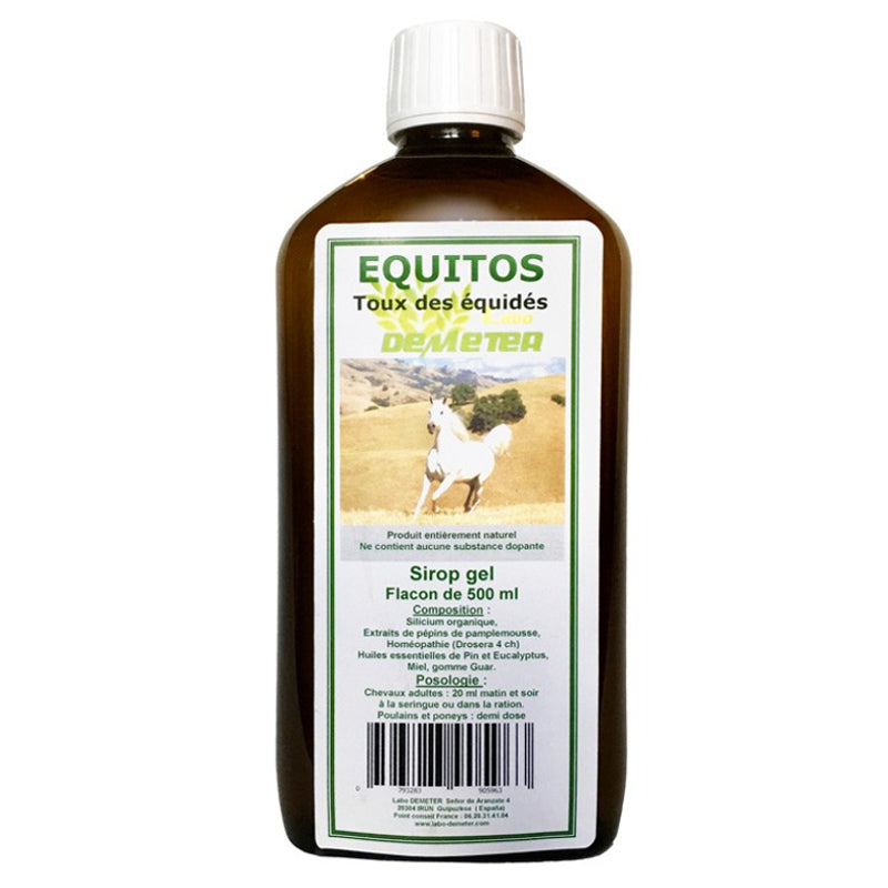 Labo-demeter - Equitos 500 ml - Traitement Toux Cheval | Labo-Demeter