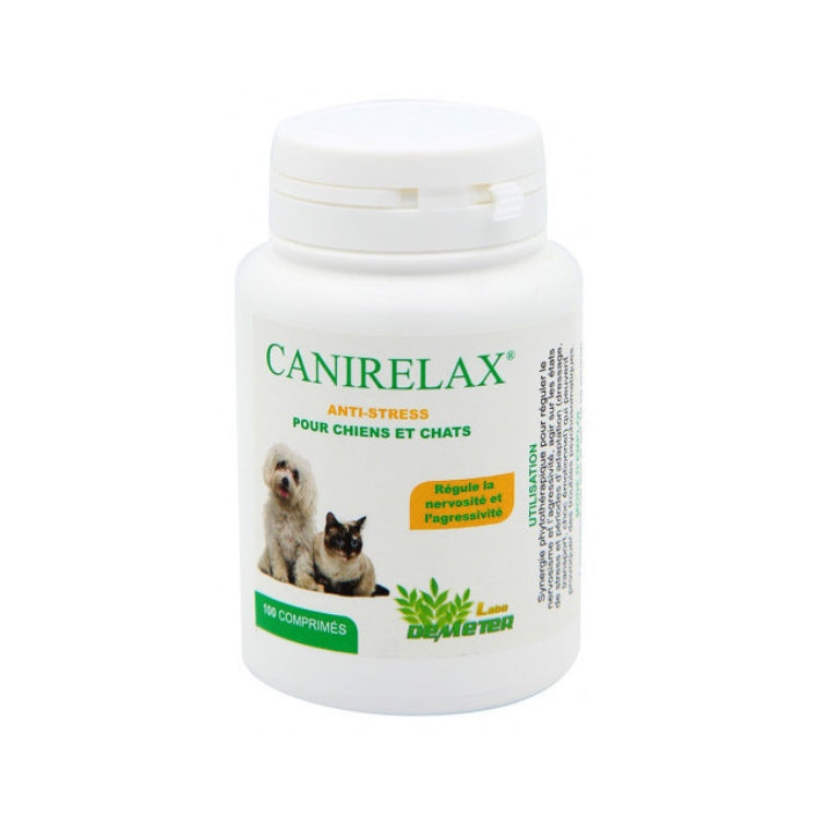 Labo-demeter - Canirelax - Anti-Stress pour Animaux - 100 Comprimés