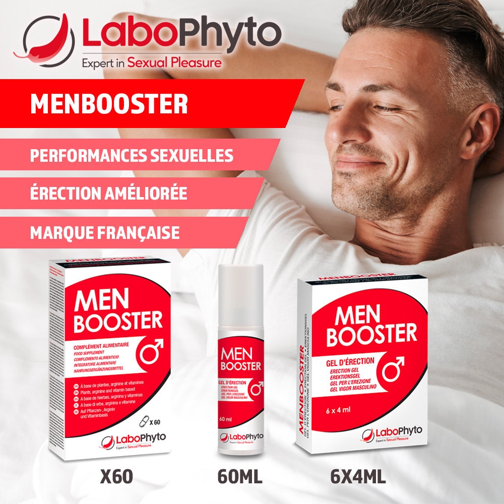 Gel Men Booster Pour érection - 100 Ml, Marque Labophyto, Neuf, Origine Allemagne