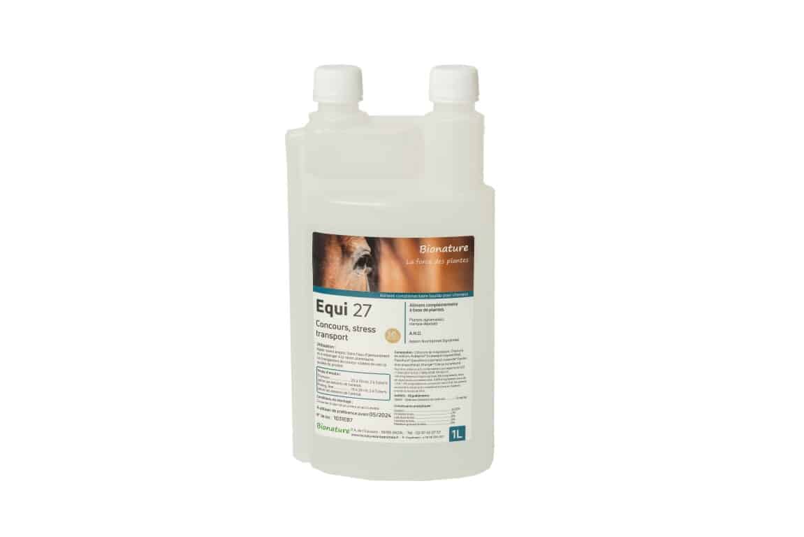 Bionature Santé Animale - Equi 27 Tansport, concours, stress 1 L