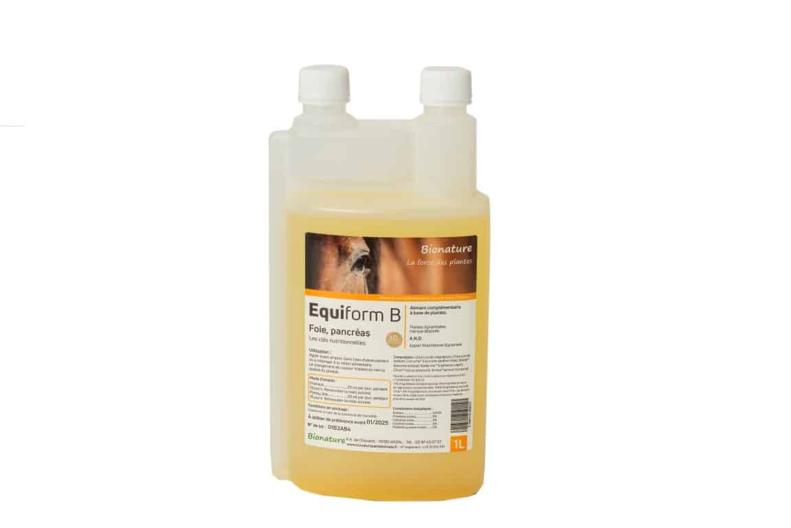 Bionature Santé Animale - Equiform B Foie, pancréas 1 L